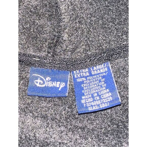 DISNEY Fleeced Hoodie Winnie The Pooh Zip Cute Vintage Grey Women’s XL - Picture 8 of 8